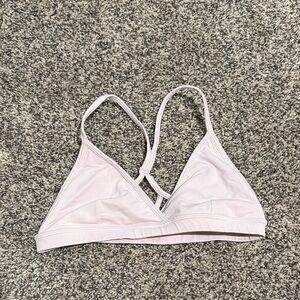 Ivivva Light Pink Strappy Triangle Bralette